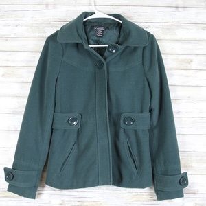 Nitrogen Luxury Green Coat sz SM